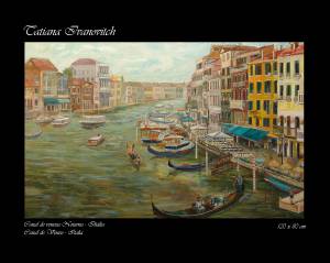 Canal de Veneza Noturna